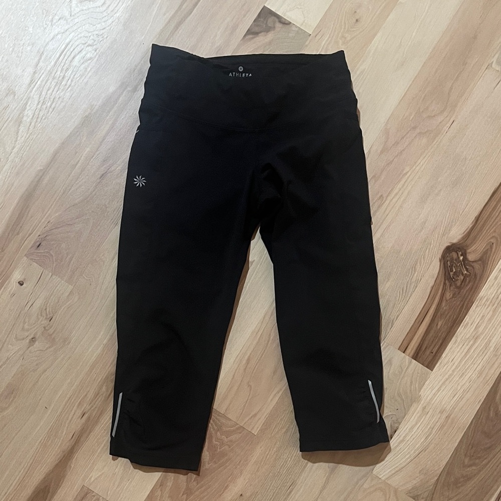 Athleta xxs Black Capri Leggings